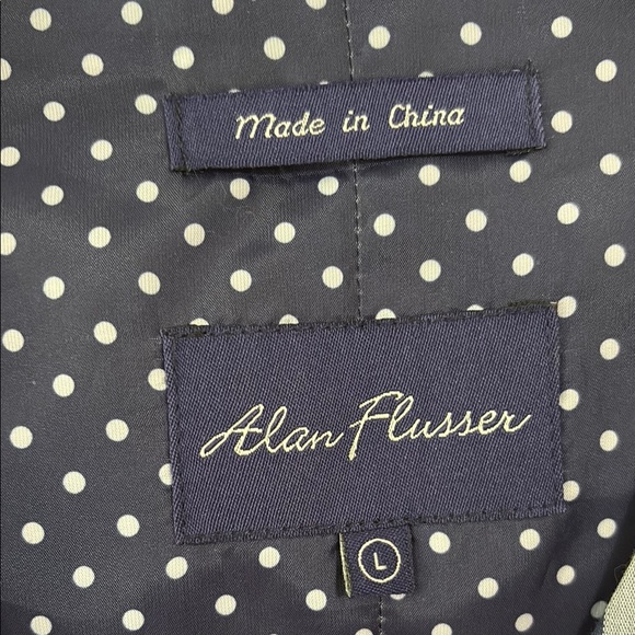 Alan Flusser Plaid Button-Up Vest - large. - Picture 2 of 13